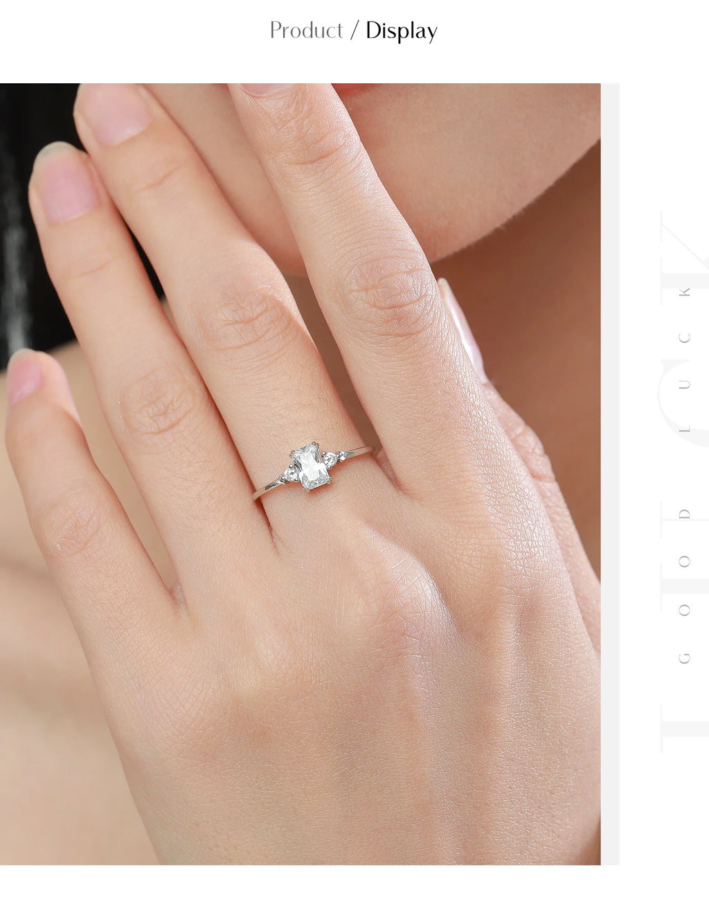 Sterling Silver Sparkling Wedding Ring