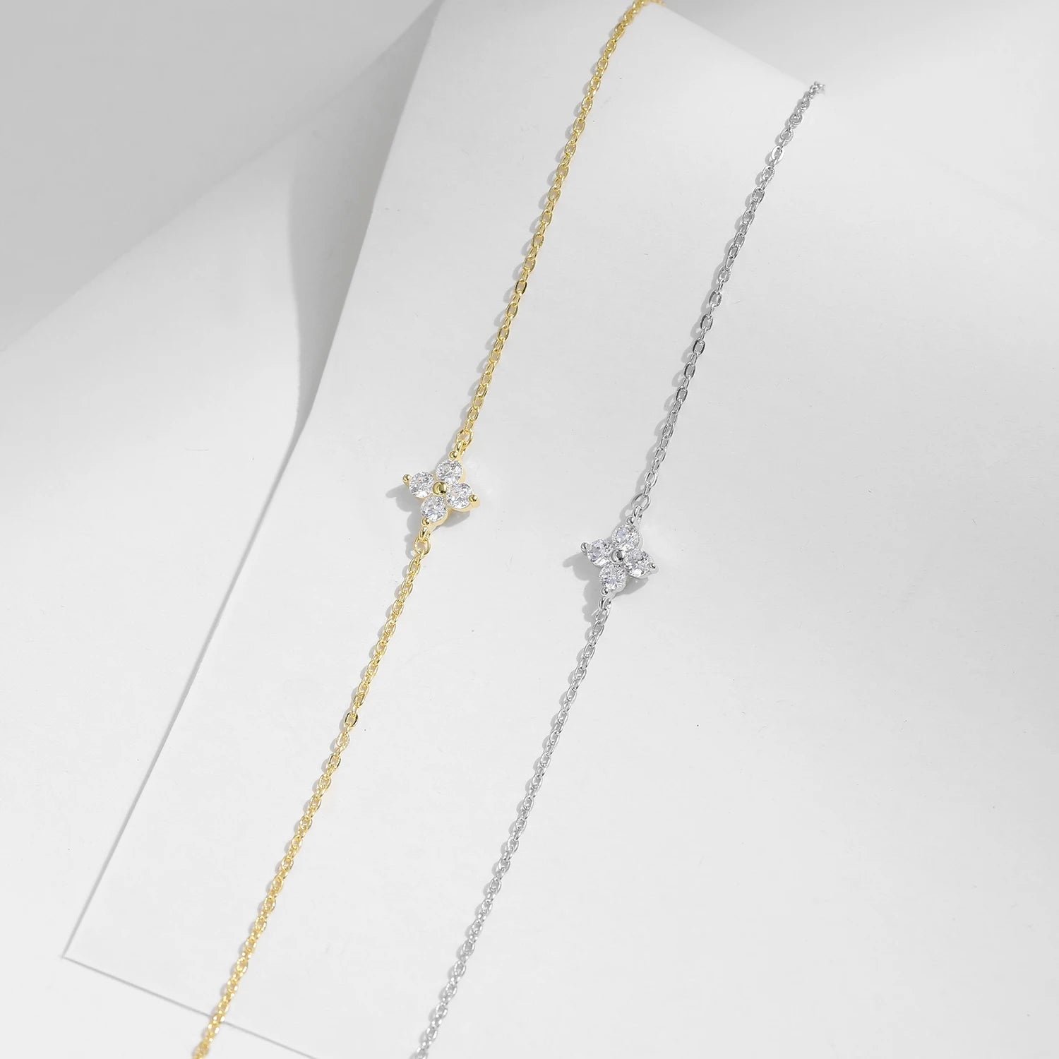 Sterling Silver Stackable Four Leaf Clover