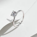 1CT Moissanite Ring Lab Diamond Ring